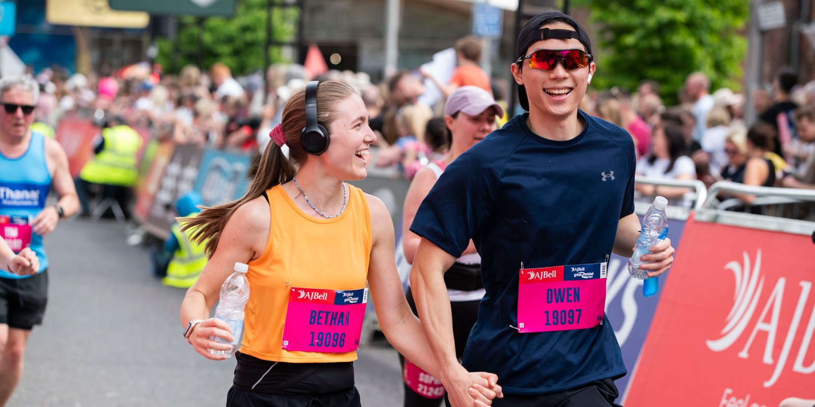 Gamba Cole taking part in the Great Bristol Run